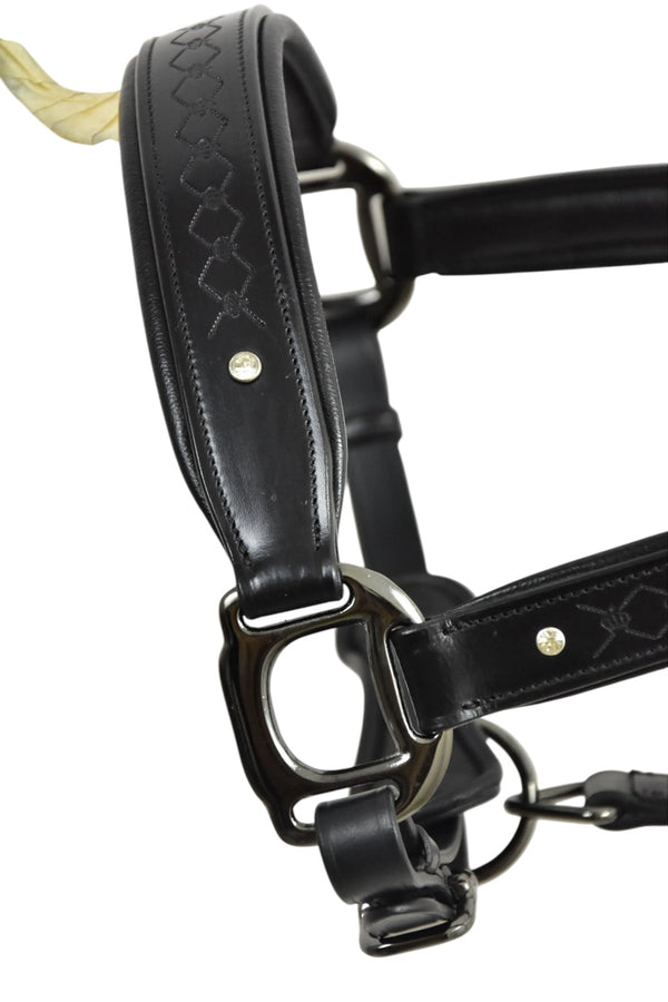 Royal Equestrian Pro Diamond Jog Leather Halter