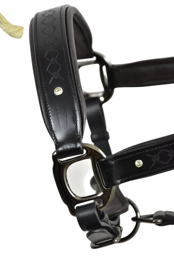 Royal Equestrian Pro Diamond Jog Leather Halter