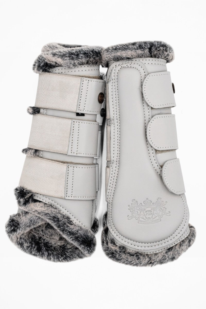 Royal Equestrian Lined Brushing Boots Gray