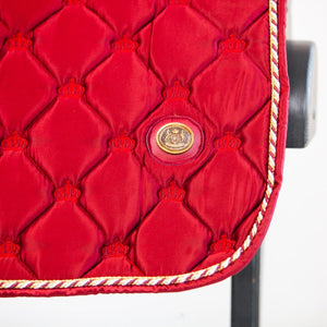 Royal Equestrian Jump Saddle Pad Red Full