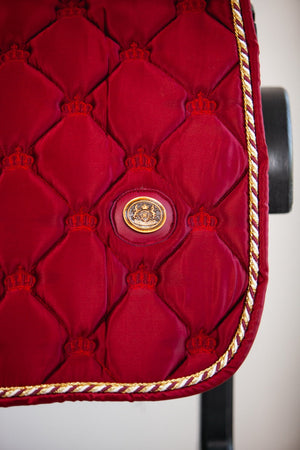 Royal Equestrian Jump Saddle Pad Red Full