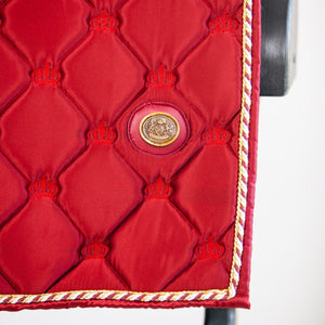 Royal Equestrian Dressage Saddle Pad Red Full