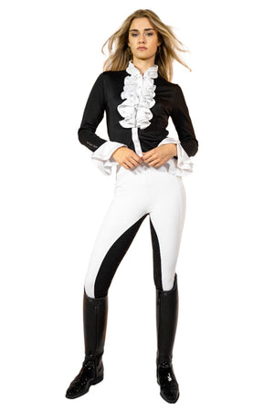 Royal Equestrian Full Grip Riding Tights White