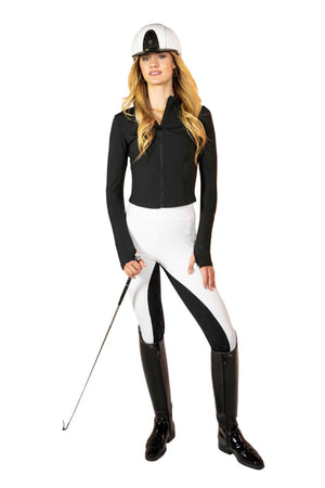 Royal Equestrian Full Grip Riding Tights White