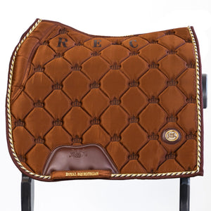 Royal Equestrian Dressage Saddle Pad Chocolate Full