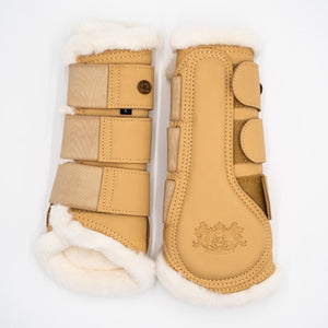 Royal Equestrian Lined Brushing Boots Champagne