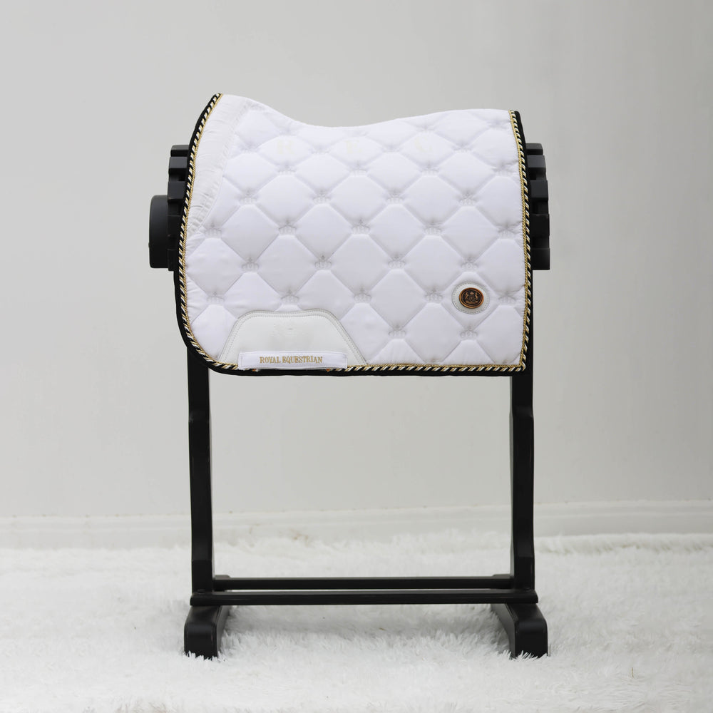 Royal Equestrian White saddle Pad