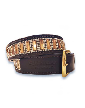 Equestrian Stockholm Belt Winner Brown Thin