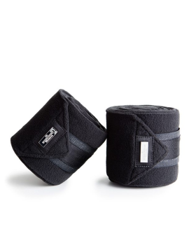 Equestrian Stockholm Fleece Bandages Black Edition