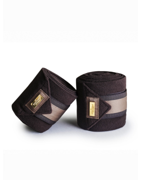 Equestrian Stockholm Fleece Bandages Golden Brown