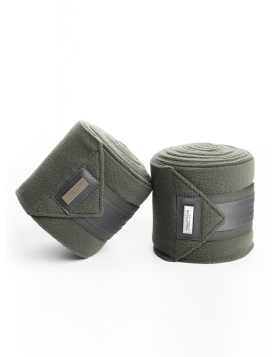 Equestrian Stockholm Fleece Bandages Olive