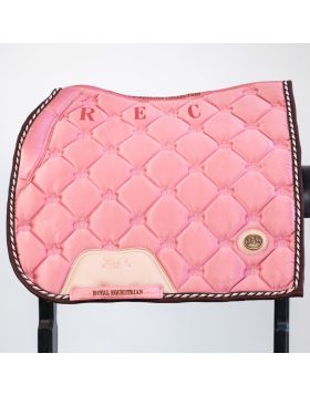 Royal Equestrian Dressage Saddle Pad Pink Full