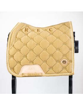 Royal Equestrian Dressage Saddle Pad Crystal Champagne Full