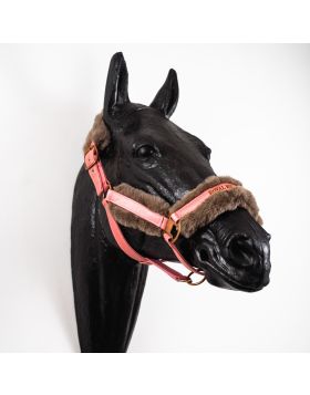 Royal Equestrian Fur Halter Pink Full 