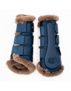 Royal Equestrian Lined Brushing Boots Navy