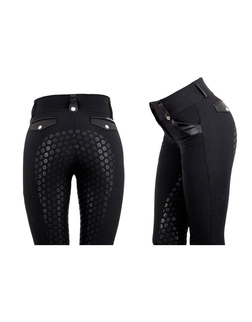 Silhouette Full Seat Breeches in Black Onyx