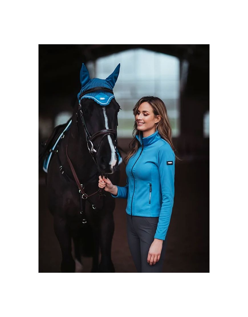 Equestrian Stockholm Fleece Jacket Parisian Blue