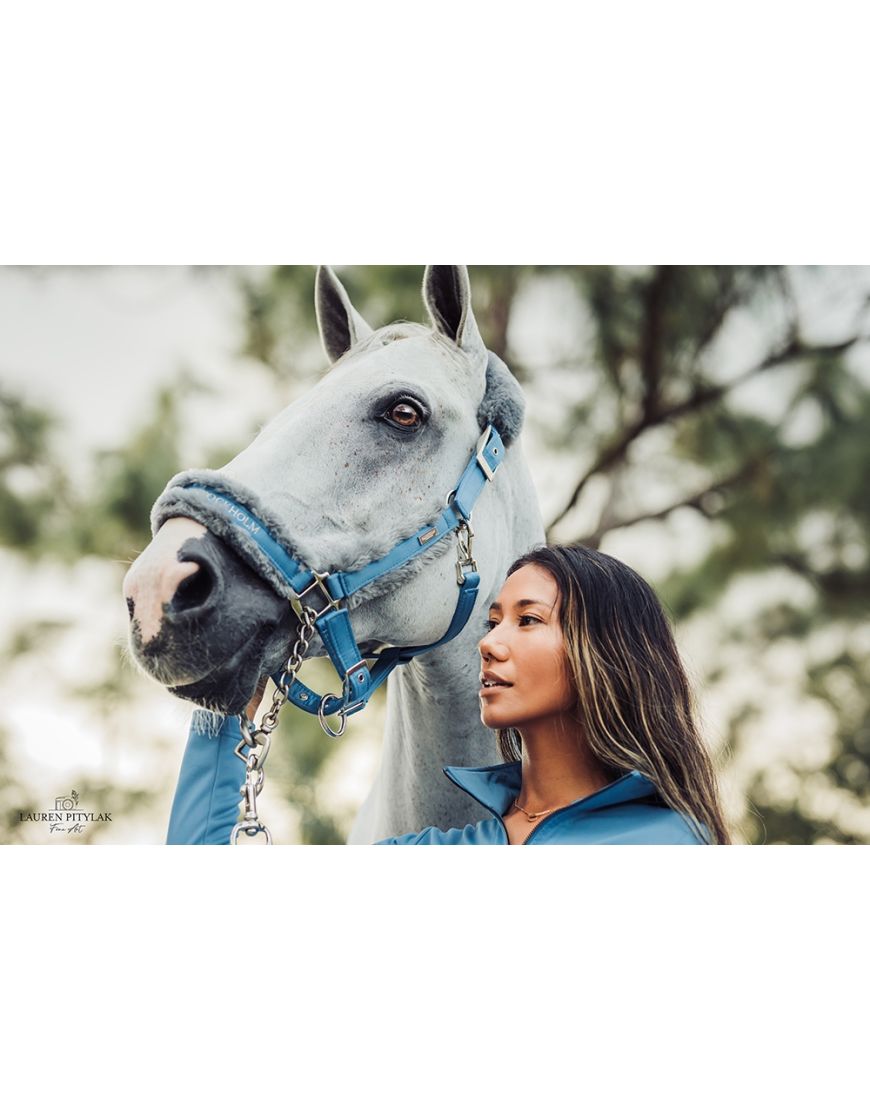 Sky Blue - Fleece Halter & Lead Rope – Country Co Equestrian
